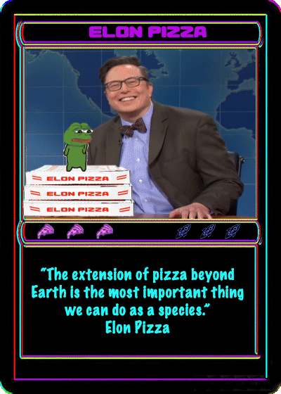 ELONPIZZA, artwork by Jona Carbi (animated GIF)